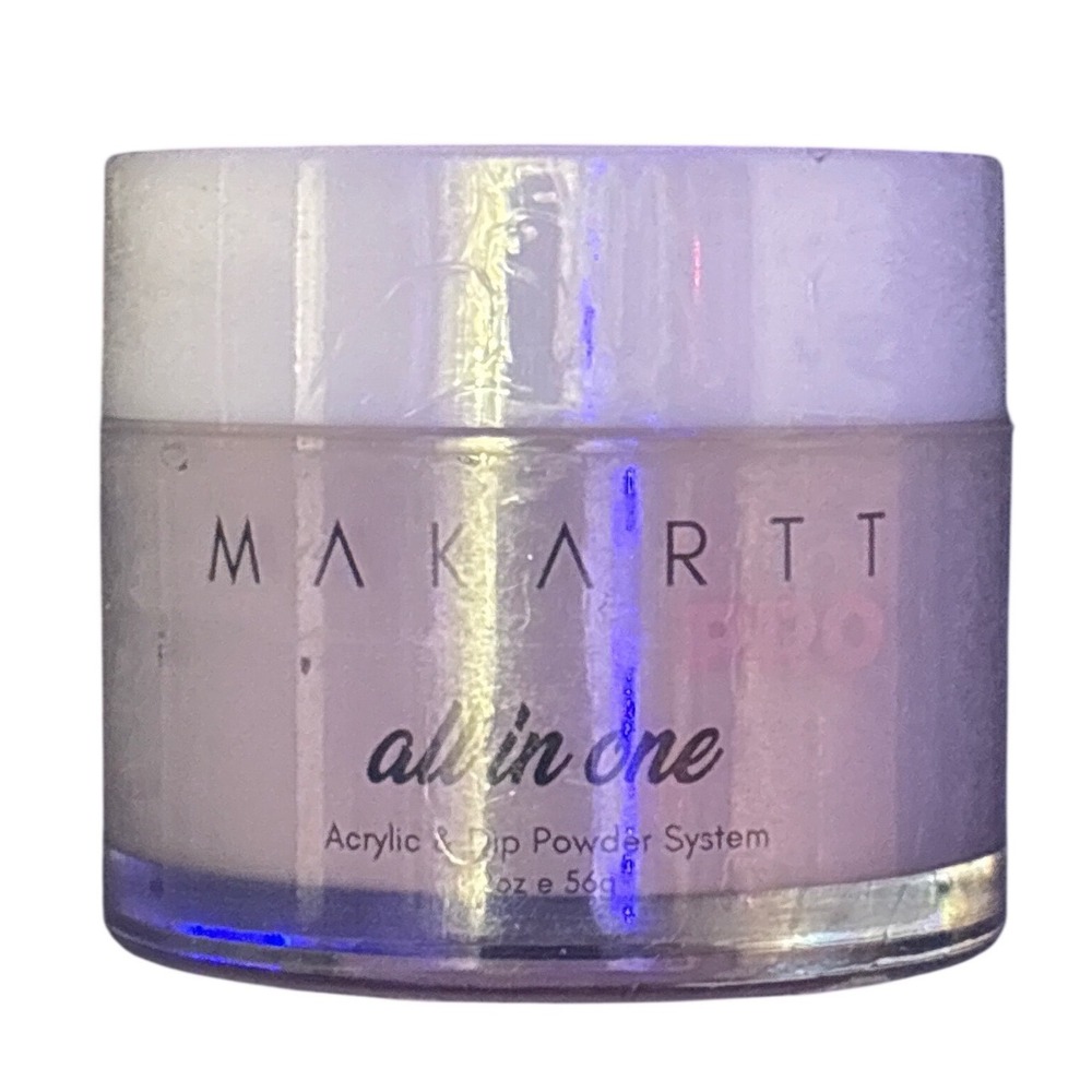 NEW Makartt Pro Nude All in‎ One Acrylic Dip Powder System Chestnut 2 oz